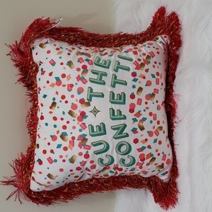 Hobby Lobby Cue the‎ confetti 🎊 throw pillow NWT